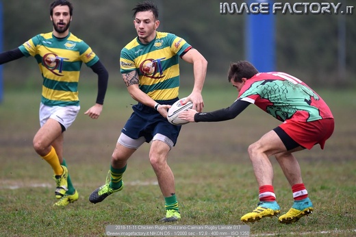 2018-11-11 Chicken Rugby Rozzano-Caimani Rugby Lainate 017